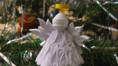 Ангел з квілінгу: майстер-клас по створенню різдвяного об’ємного янголятка в стилі квілінг, схема