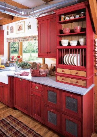 Червоно-біла кухня (65 фото): кухня білий верх червоний низ в дизайні інтер’єру. Які шпалери підійдуть до кухонного гарнітуру в червоно-білому кольорі?