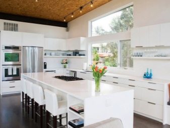 Дизайн кутових кухонь (123 фото): красиві варіанти кухонного гарнітура кутом в інтер’єрі, новинки дизайну та ідеї кольорів