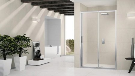 душові двері в нішу: розсувні скляні двері 60-100 см, Vegas Glass і інші бренди, розпашні двері 110-120 і 130-150 см, інші моделі