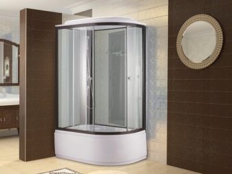 Душові кабіни з високим піддоном: кутові та прямокутні моделі, 80х80 і 90х90, 100 на 80 і 100х100, 110 на 80 і 120х80, асиметричні та інші