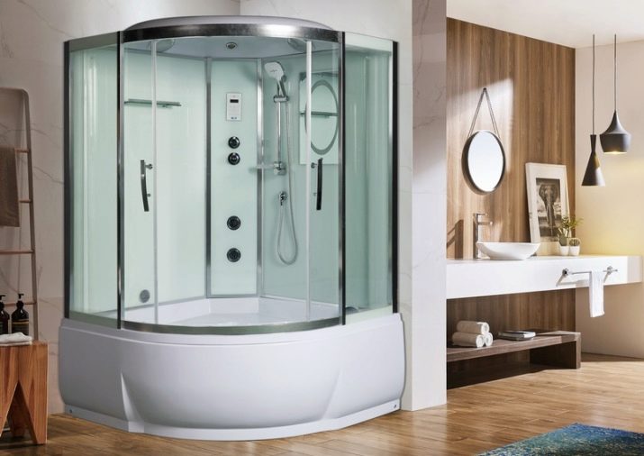 Душові кабіни з високим піддоном: кутові та прямокутні моделі, 80х80 і 90х90, 100 на 80 і 100х100, 110 на 80 і 120х80, асиметричні та інші