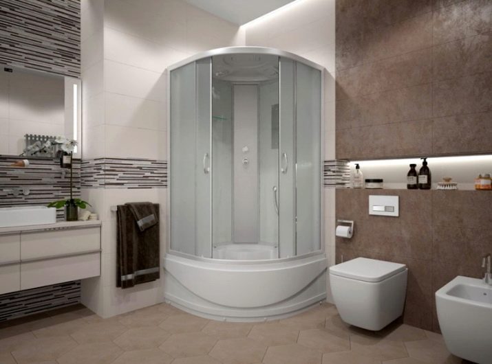 Душові кабіни з високим піддоном: кутові та прямокутні моделі, 80х80 і 90х90, 100 на 80 і 100х100, 110 на 80 і 120х80, асиметричні та інші