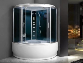 Душові кабіни з високим піддоном: кутові та прямокутні моделі, 80х80 і 90х90, 100 на 80 і 100х100, 110 на 80 і 120х80, асиметричні та інші