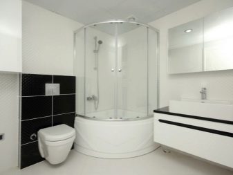 Душові кабіни з високим піддоном: кутові та прямокутні моделі, 80х80 і 90х90, 100 на 80 і 100х100, 110 на 80 і 120х80, асиметричні та інші