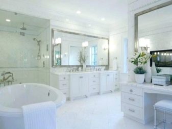 Дзеркало у ванну (169 фото): огляд дзеркал з дерева і інших матеріалів у ванну кімнату, дизайн дзеркал і ширина 120 і 100, 80 і 60 см, відгуки