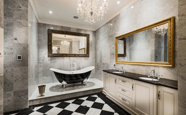 Дзеркало у ванну (169 фото): огляд дзеркал з дерева і інших матеріалів у ванну кімнату, дизайн дзеркал і ширина 120 і 100, 80 і 60 см, відгуки