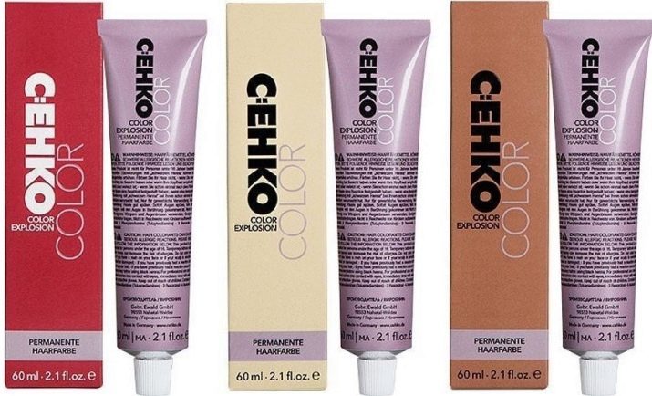 Фарба для волосся C:EHKO (32 фото): палітра кольорів та відтінків німецьких фарб, плюси і мінуси, тонкощі вибору і використання
