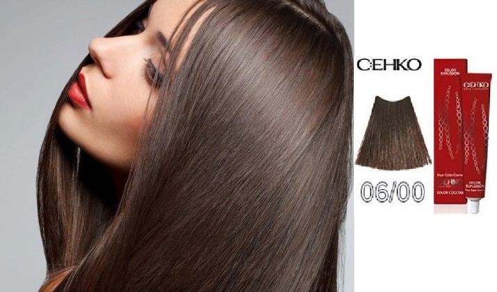 Фарба для волосся C:EHKO (32 фото): палітра кольорів та відтінків німецьких фарб, плюси і мінуси, тонкощі вибору і використання