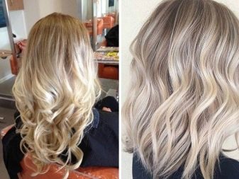 Гарне фарбування волосся для блондинок (фото 44): модні тенденції фарбування коротких і довгих волосся, цікаві варіанти для локонів середньої довжини