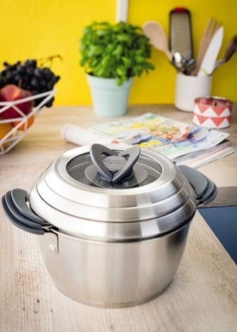Каструлі Tefal: огляд наборів. Опис серії Aroma та інших серій. Особливості каструль з нержавіючої сталі. Відгуки