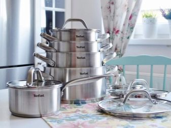 Каструлі Tefal: огляд наборів. Опис серії Aroma та інших серій. Особливості каструль з нержавіючої сталі. Відгуки