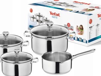 Каструлі Tefal: огляд наборів. Опис серії Aroma та інших серій. Особливості каструль з нержавіючої сталі. Відгуки