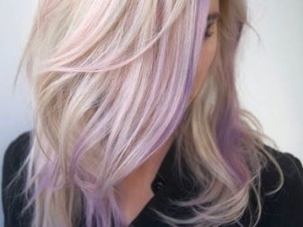Кольорове мелірування (75 фото): різнобарвне фарбування коротких, середніх і довгих темно-русявих і світлого волосся, вибір фарби для мелірування
