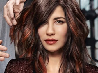 Кольорове мелірування (75 фото): різнобарвне фарбування коротких, середніх і довгих темно-русявих і світлого волосся, вибір фарби для мелірування