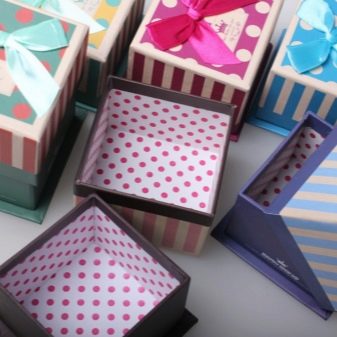 Коробка для подарунка своїми руками (47 фото): як зробити красиві великі і маленькі коробочки з паперу, картону та інших матеріалів за шаблонами?