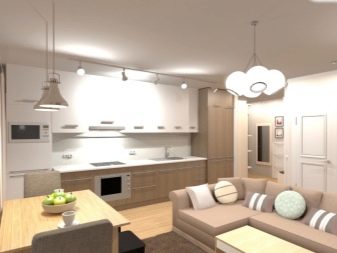 Кухня-вітальня 12 кв. м (62 фото): дизайн інтер’єру і планування кухні-вітальні 12 квадратів