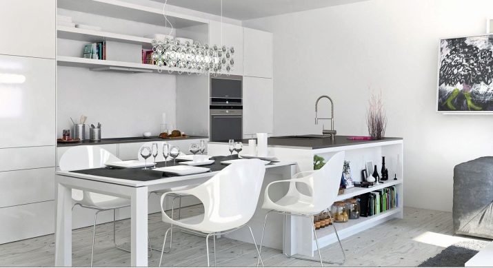 Кухня-вітальня 12 кв. м (62 фото): дизайн інтер’єру і планування кухні-вітальні 12 квадратів