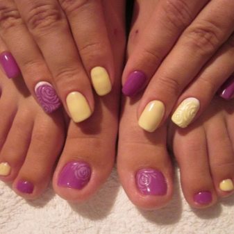 Манікюр і педикюр в одному стилі (76 фото): літні і зимові ідеї в однаковому кольорі, модні тенденції 2020-2021