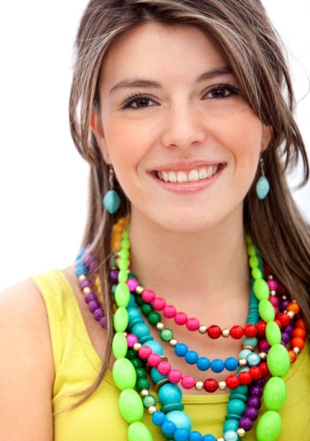 Намисто (124 фото): як носити моделі з тканини і біжутерію, модні 2020 з гірського кришталю, дівчаткам і дорослим, з сердоліку і кварцу