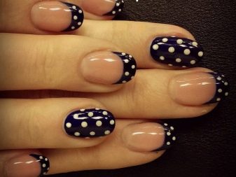 Особливості чорно-білого френча на нігтях (54 фото): дизайн французького манікюру в чорно-білому кольорі