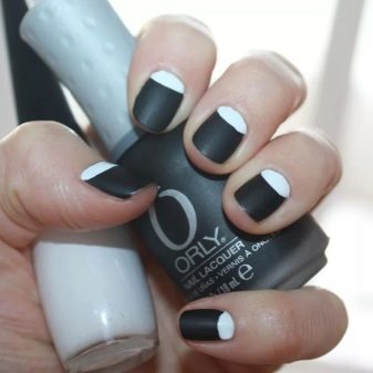 Особливості чорно-білого френча на нігтях (54 фото): дизайн французького манікюру в чорно-білому кольорі