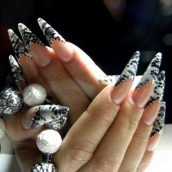 Особливості чорно-білого френча на нігтях (54 фото): дизайн французького манікюру в чорно-білому кольорі