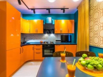 Персикові кухні (61 фото): нюанси вибору кухонного гарнітура кольору персика в інтер’єр, поєднання персикового з іншими тонами, варіанти дизайну
