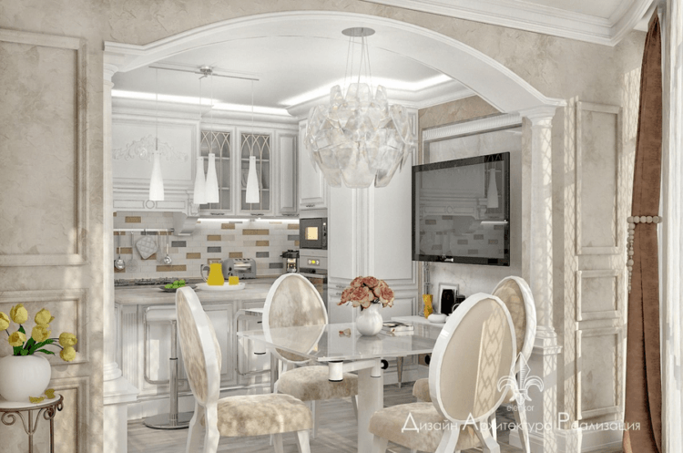 200 идей дизайна интерьера кухни классика с фото ?