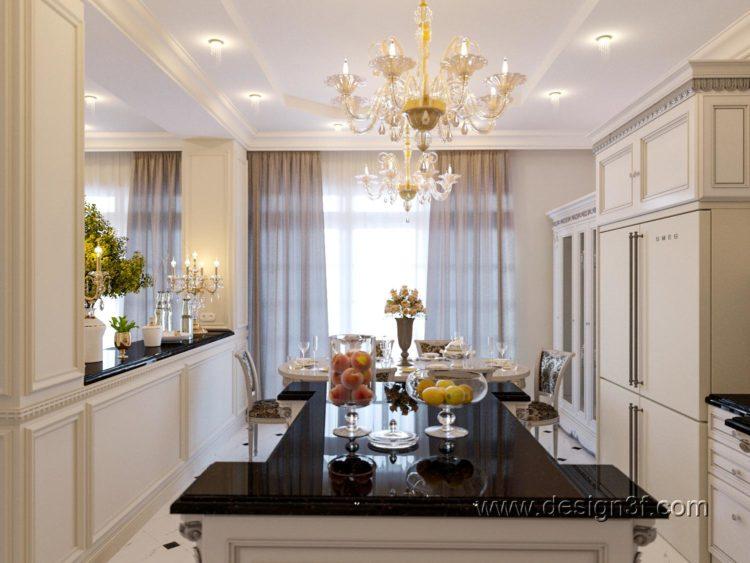 200 идей дизайна интерьера кухни классика с фото ?