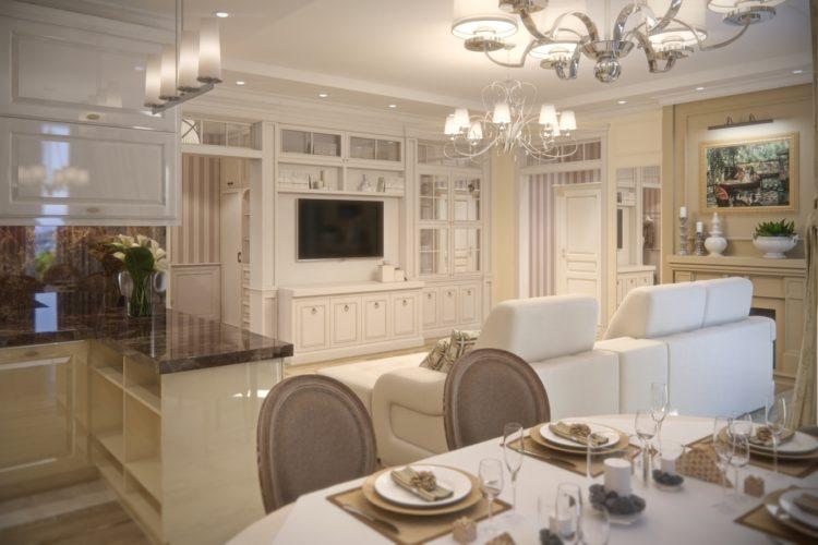 200 идей дизайна интерьера кухни классика с фото ?