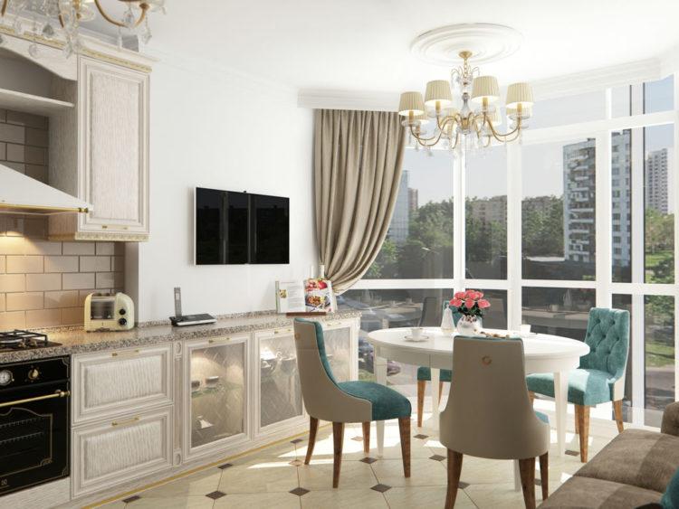 200 идей дизайна интерьера кухни классика с фото ?