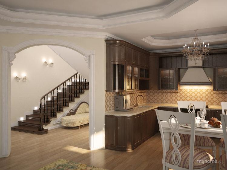 200 идей дизайна интерьера кухни классика с фото ?