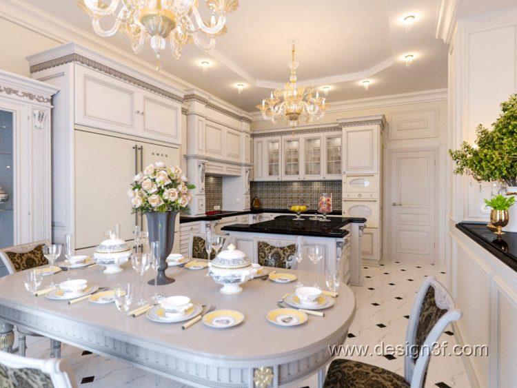 200 идей дизайна интерьера кухни классика с фото ?