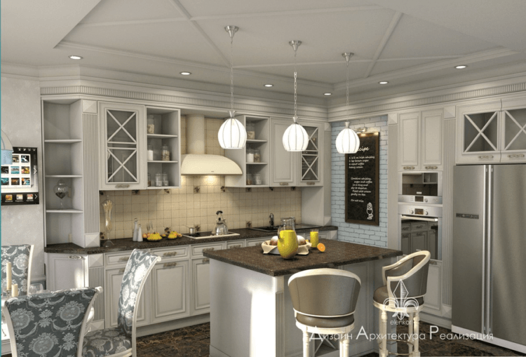 200 идей дизайна интерьера кухни классика с фото ?