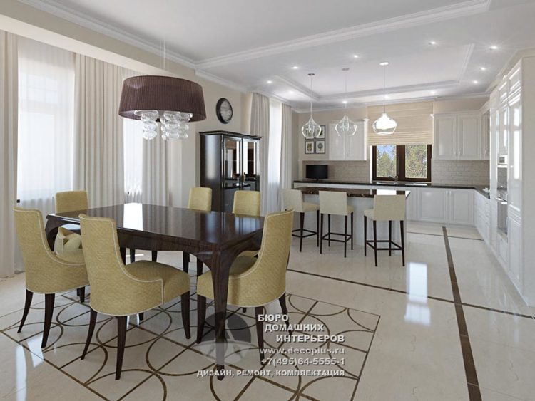 200 идей дизайна интерьера кухни-столовой с фото ?