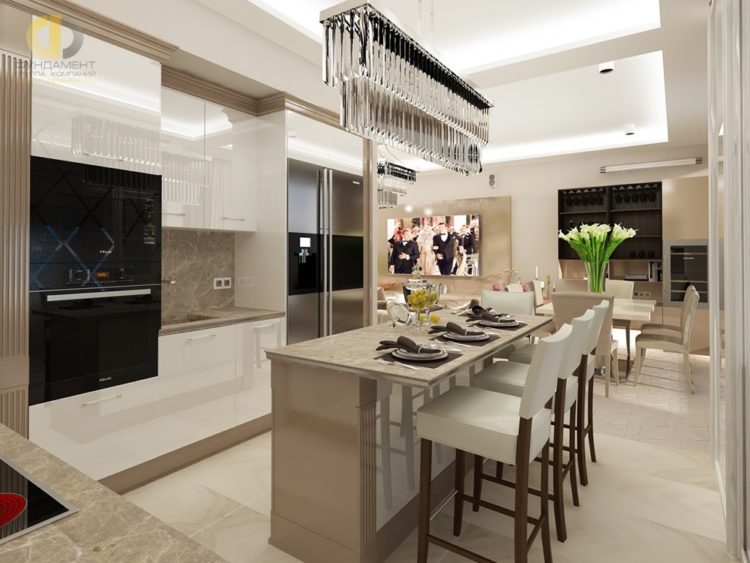 200 идей дизайна интерьера кухни-столовой с фото ?