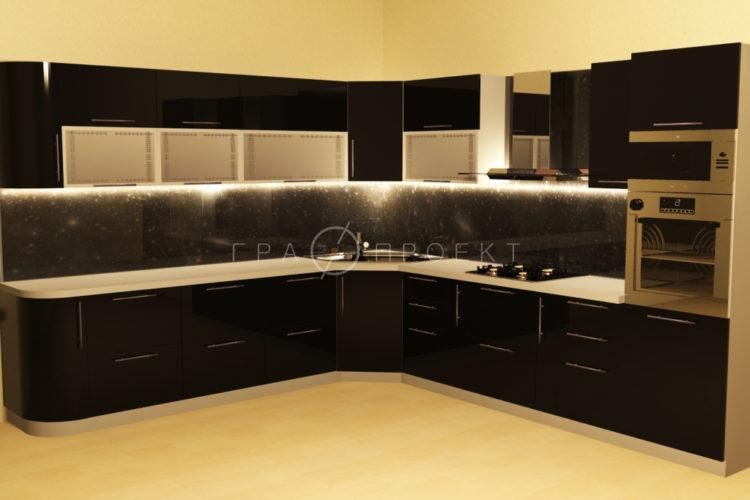 200 идей дизайна интерьера кухни в стиле хай-тек с фото ?