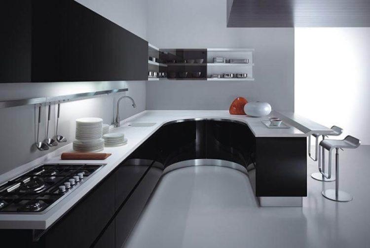 200 идей дизайна интерьера кухни в стиле хай-тек с фото ?