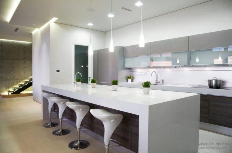 200 идей дизайна интерьера кухни в стиле хай-тек с фото ?