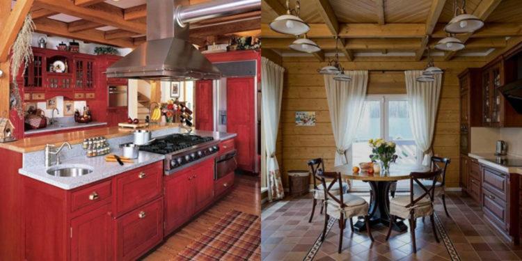200 идей дизайна интерьера кухни в стиле кантри с фото ?