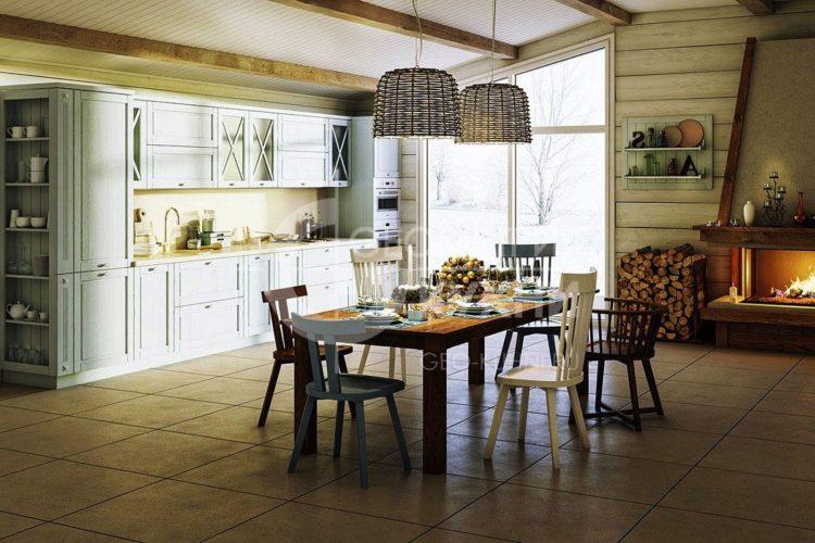 200 идей дизайна интерьера кухни в стиле кантри с фото ?