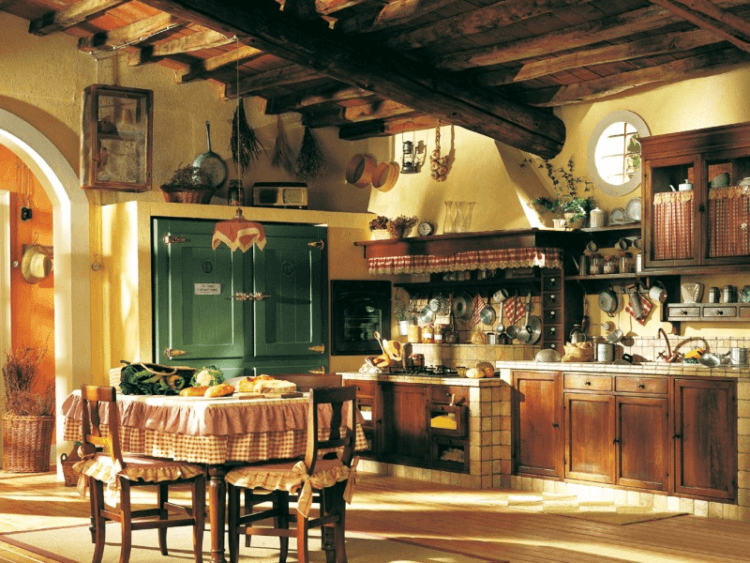 200 идей дизайна интерьера кухни в стиле кантри с фото ?