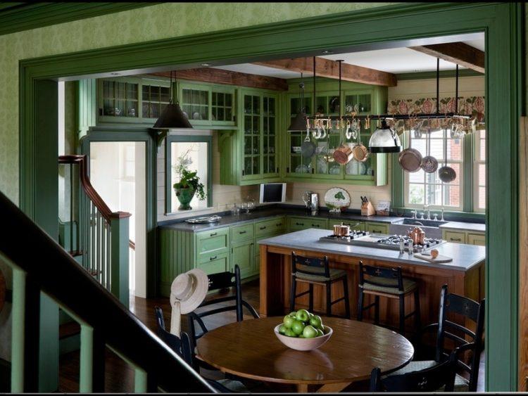 200 идей дизайна интерьера кухни в стиле кантри с фото ?