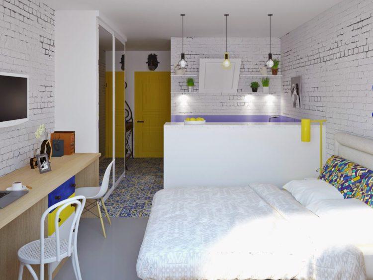 200 идей дизайна интерьера квартиры-студии 20 кв. м с фото ?