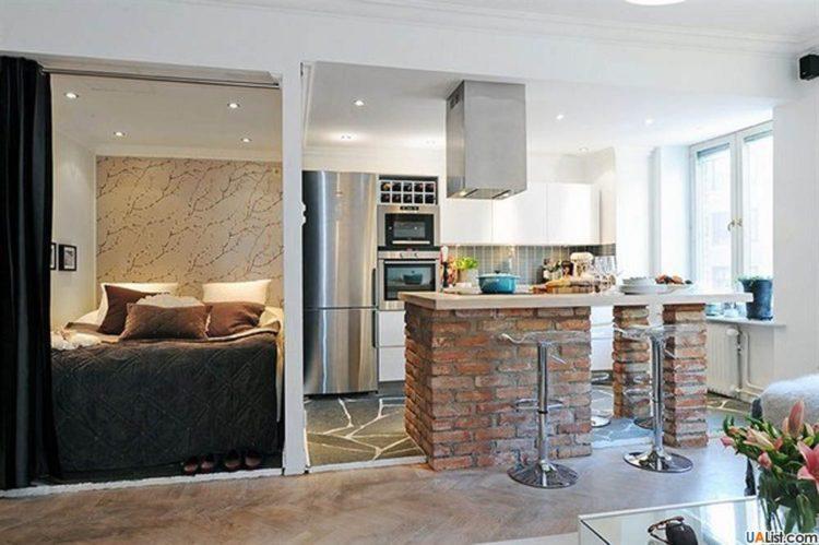 200 идей дизайна интерьера квартиры-студии 25 кв. м с фото ?