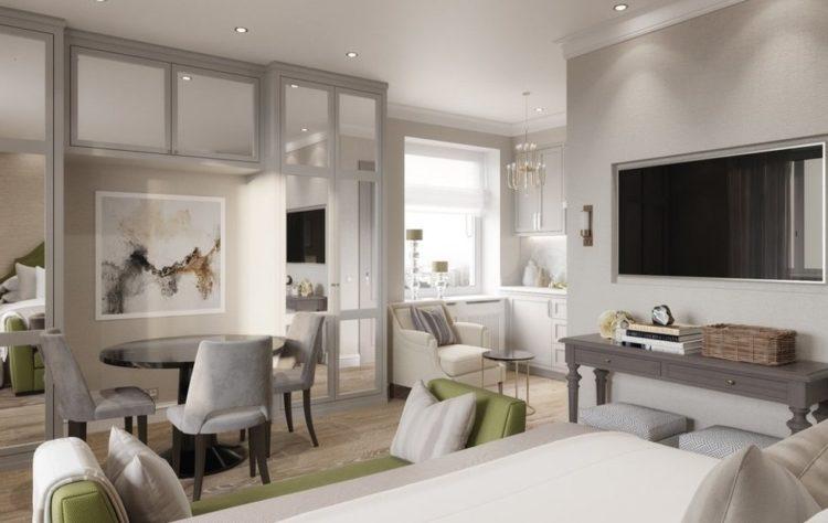 200 идей дизайна интерьера квартиры-студии 25 кв. м с фото ?