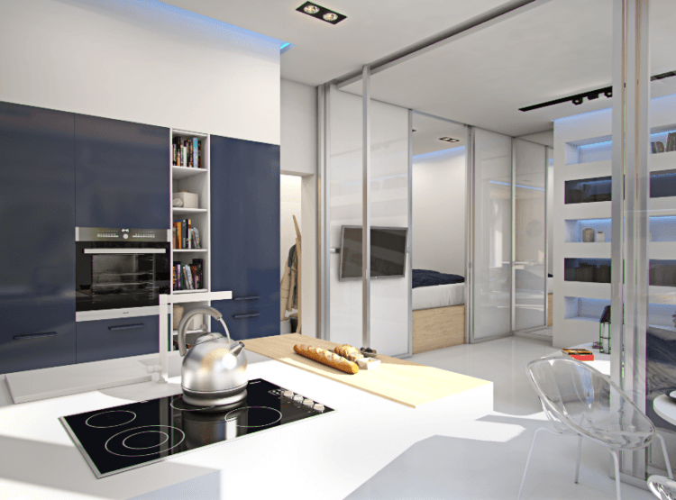 200 идей дизайна интерьера квартиры-студии 25 кв. м с фото ?