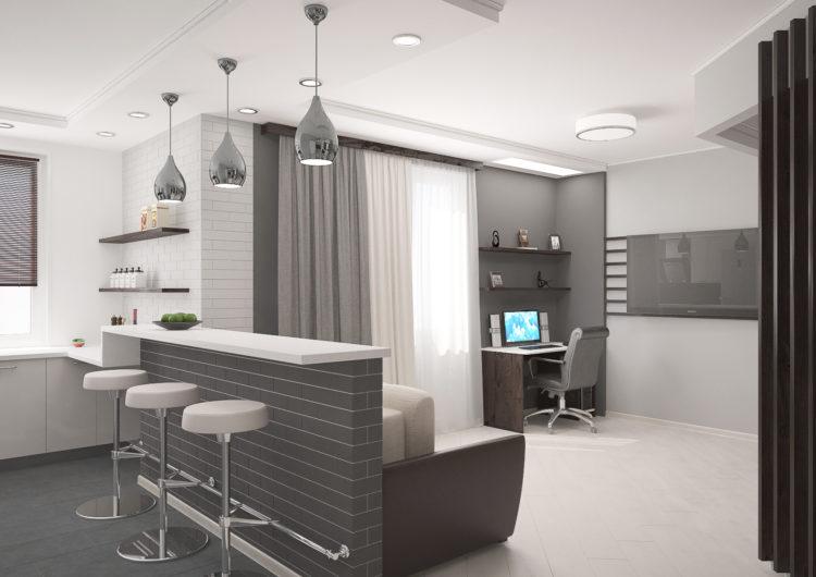 200 идей дизайна интерьера квартиры-студии 25 кв. м с фото ?