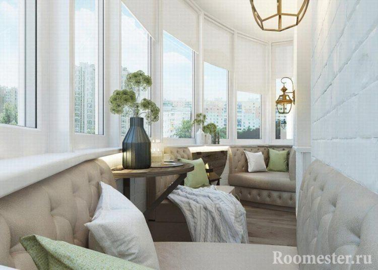 200 идей дизайна интерьера лоджии с фото ?